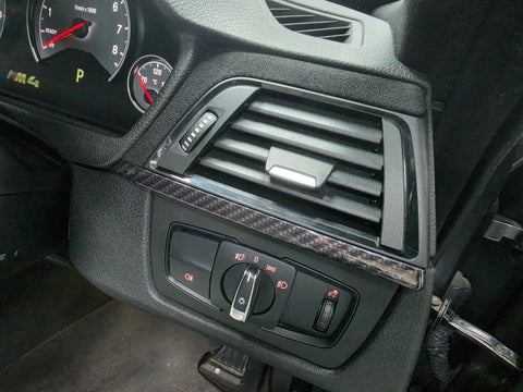 WRAPPING SERVICE - BMW F8X M3 M4 PERFORMANCE STYLE INTERIOR TRIM SET - HIGH GLOSS CARBON