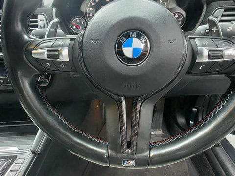 WRAPPING SERVICE - BMW F8X M3 M4 PERFORMANCE STYLE INTERIOR TRIM SET - HIGH GLOSS CARBON