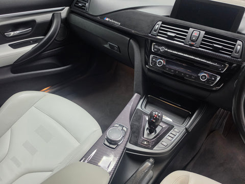 WRAPPING SERVICE - BMW F8X M3 M4 PERFORMANCE STYLE INTERIOR TRIM SET - HIGH GLOSS CARBON
