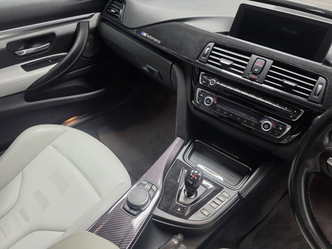 WRAPPING SERVICE - BMW F8X M3 M4 PERFORMANCE STYLE INTERIOR TRIM SET - HIGH GLOSS CARBON