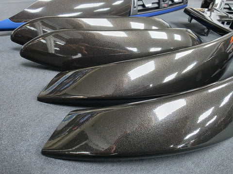 BMW F30/ F31 LCI INTERIOR TRIM SET - METALLIC BLACK / BLUE ACCENT