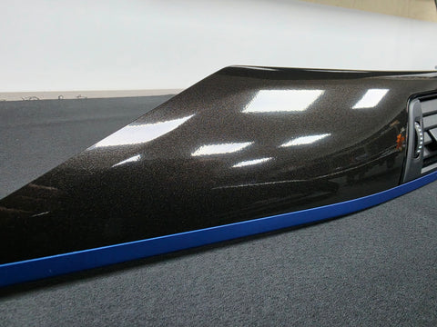 BMW F32 COUPE LCI INTERIOR TRIM SET - METALLIC BLACK / BLUE ACCENT