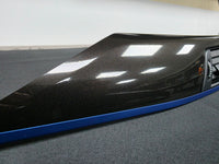BMW F30 F31 F36 LCI INTERIOR TRIM SET - METALLIC BLACK / BLUE ACCENT
