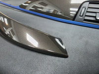 BMW F32 COUPE LCI INTERIOR TRIM SET - METALLIC BLACK / BLUE ACCENT