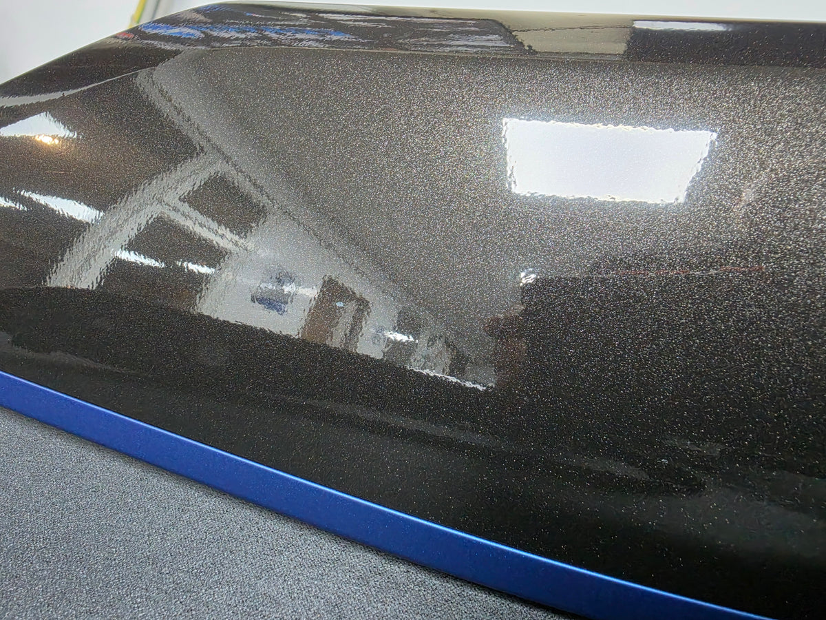 BMW F32 COUPE LCI INTERIOR TRIM SET - METALLIC BLACK / BLUE ACCENT