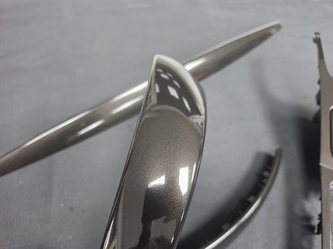 BMW E81 E82 INTERIOR TRIM SET - BLACK METALLIC