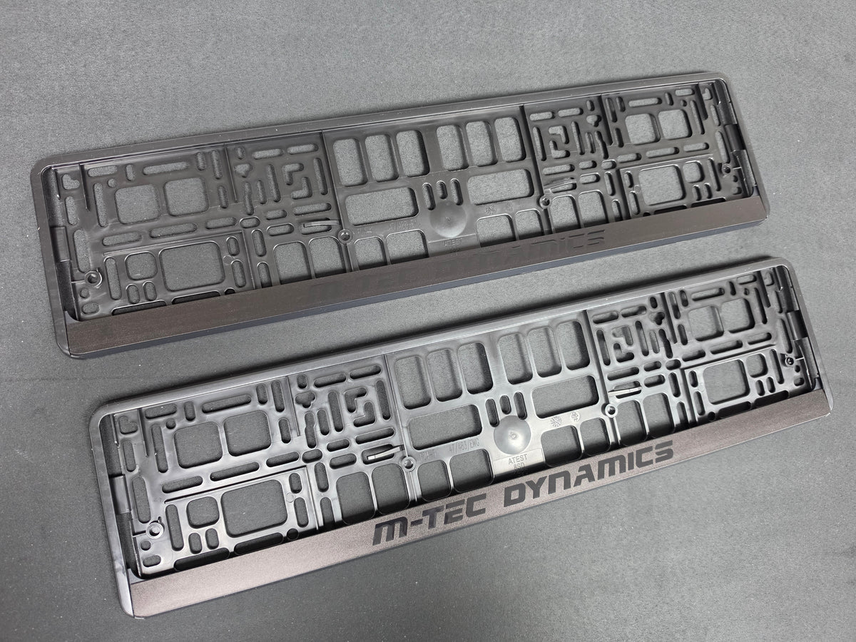 M-TEC DYNAMICS - NUMBER PLATE HOLDERS (PAIR)