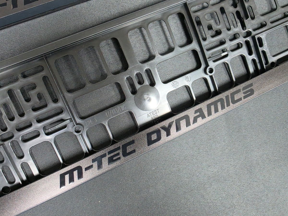 M-TEC DYNAMICS - NUMBER PLATE HOLDERS (PAIR)