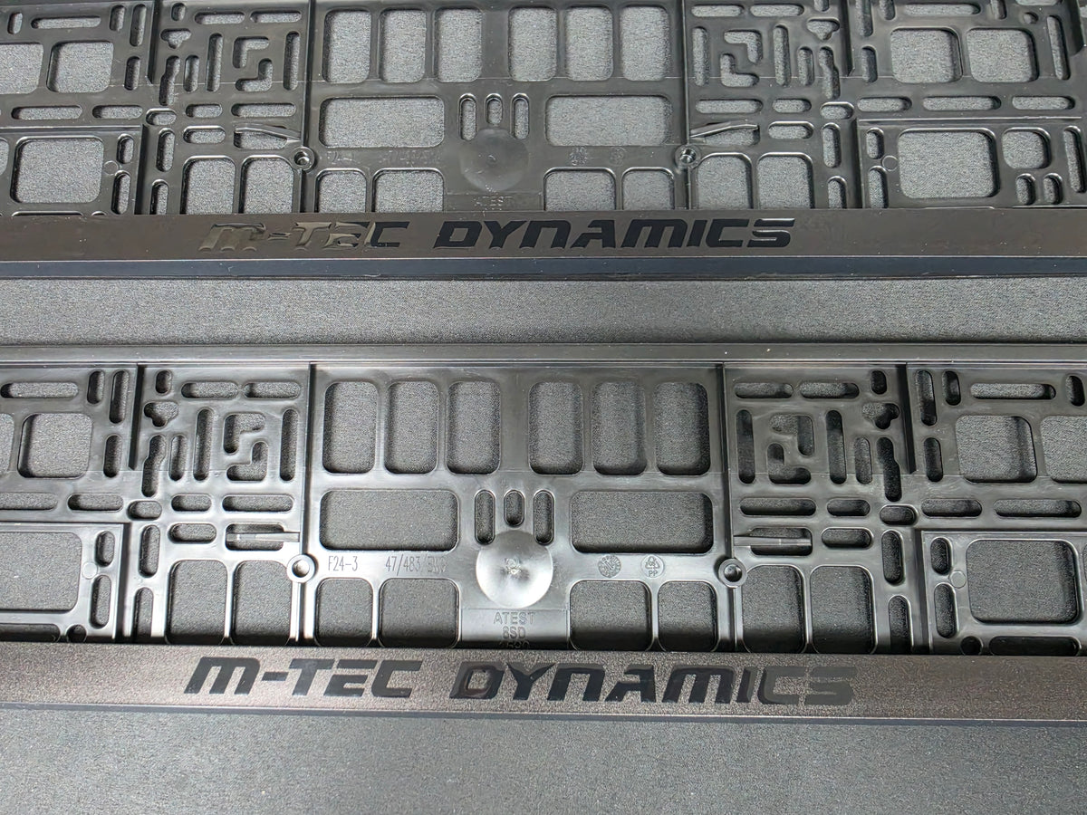 M-TEC DYNAMICS - NUMBER PLATE HOLDERS (PAIR)