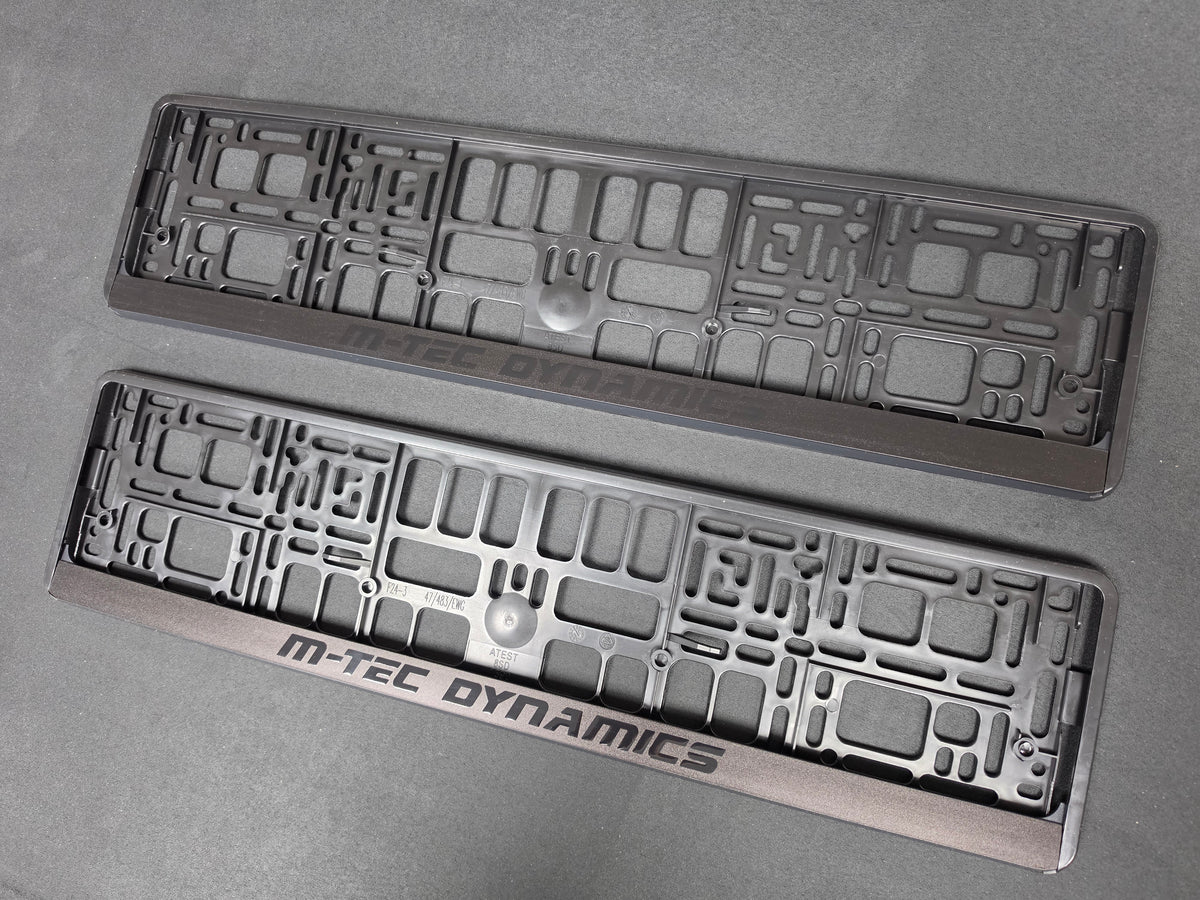 M-TEC DYNAMICS - NUMBER PLATE HOLDERS (PAIR)