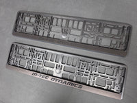 M-TEC DYNAMICS - NUMBER PLATE HOLDERS (PAIR)