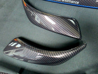 BMW F21 F22 INTERIOR TRIM SET - HIGH GLOSS CARBON / BLUE ACCENT TRIM