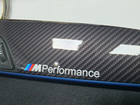 BMW F21 F22 INTERIOR TRIM SET - HIGH GLOSS CARBON / BLUE ACCENT TRIM