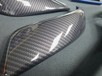 BMW F21 F22 INTERIOR TRIM SET - HIGH GLOSS CARBON / BLUE ACCENT TRIM
