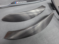 BMW F32 COUPE INTERIOR TRIM SET - TEXTURED CARBON / SILVER ACCENT