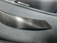 BMW F32 COUPE INTERIOR TRIM SET - TEXTURED CARBON / SILVER ACCENT