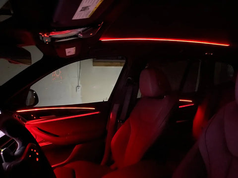 BMW X5 G05 PANORAMIC SUNROOF LED AMBIENT LIGHTING UPGRADE (INC.FITTING)