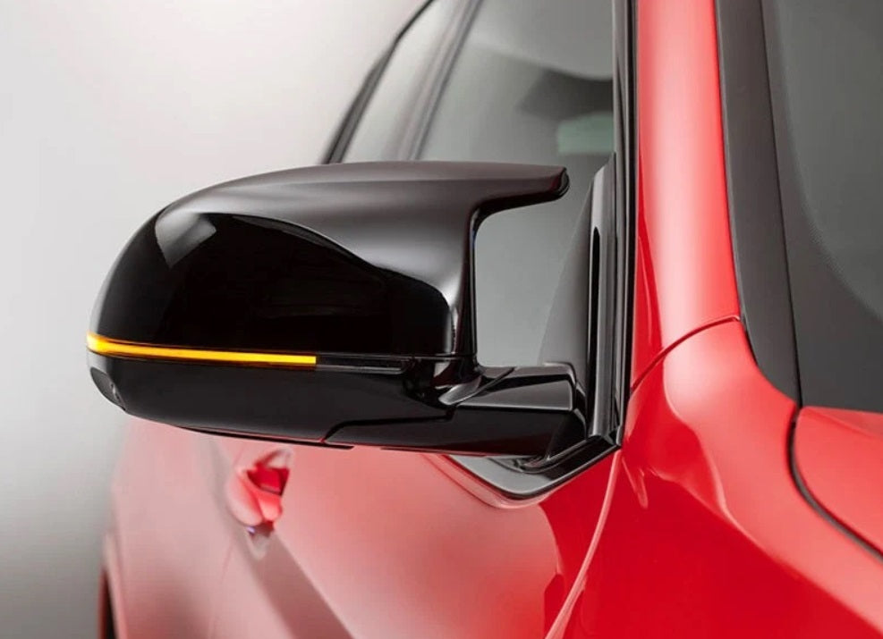 BMW ///M STYLE 4PC GLOSS BLACK WING MIRROR RETROFIT - G01 X3 / G02 X2 / G05 X5 / G06 X6