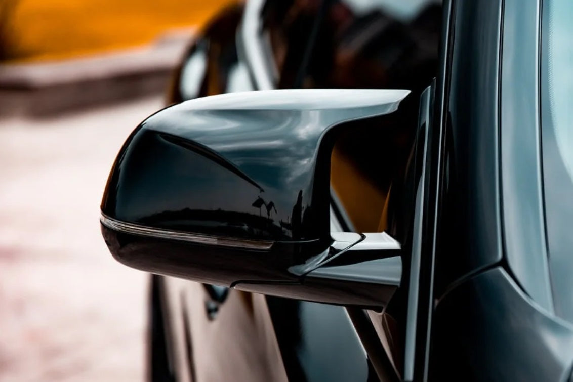 BMW ///M STYLE 4PC GLOSS BLACK WING MIRROR RETROFIT - G01 X3 / G02 X2 / G05 X5 / G06 X6