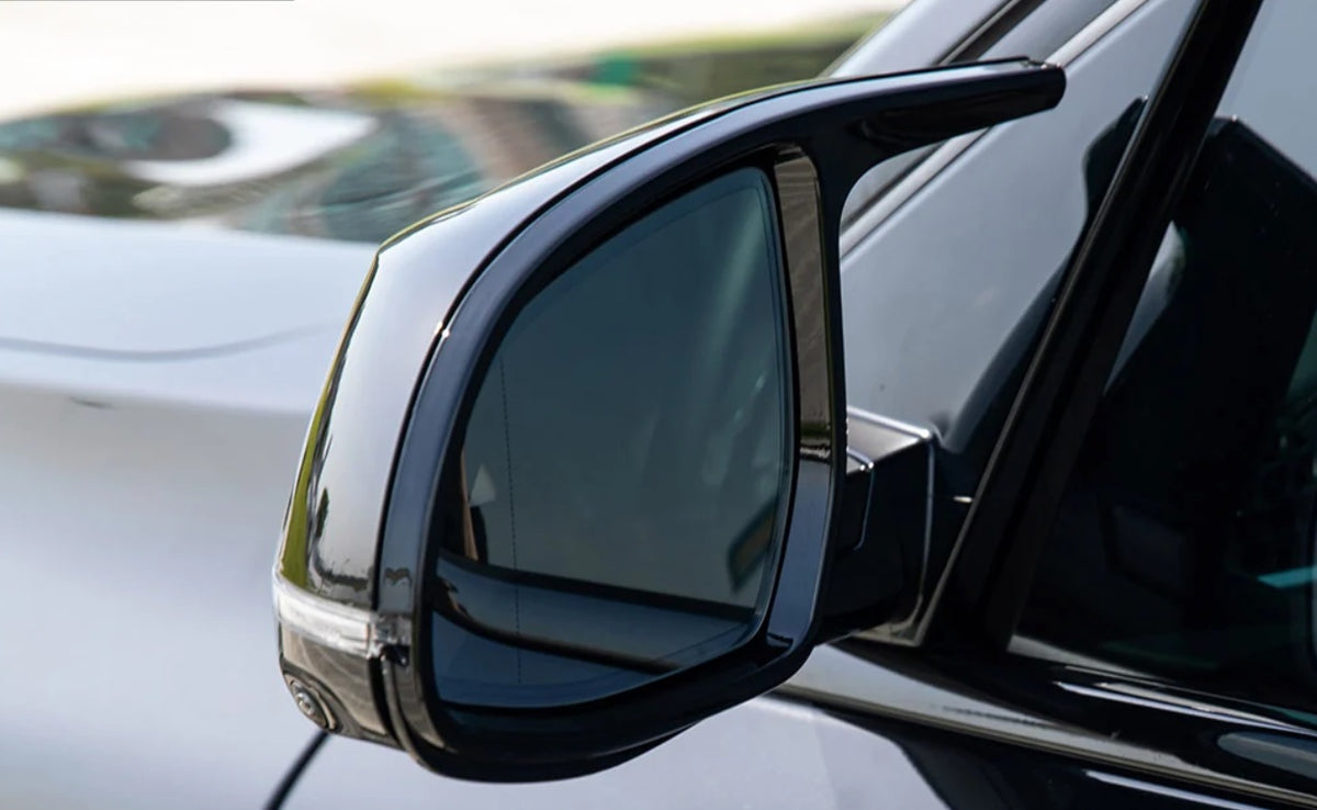 BMW ///M STYLE 4PC GLOSS BLACK WING MIRROR RETROFIT - G01 X3 / G02 X2 / G05 X5 / G06 X6