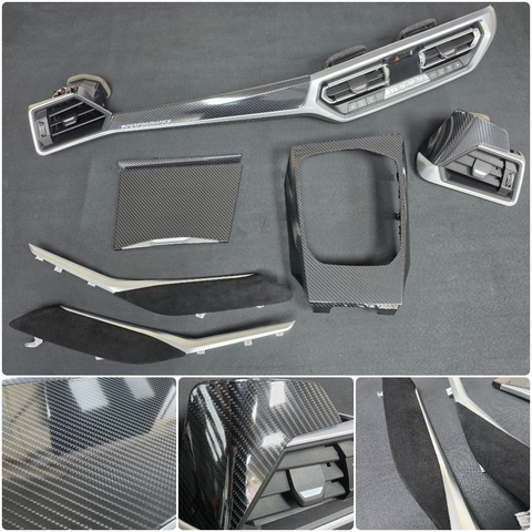WRAPPING SERVICE - BMW G20 G21 INTERIOR TRIM SET - HIGH GLOSS BLACK CARBON