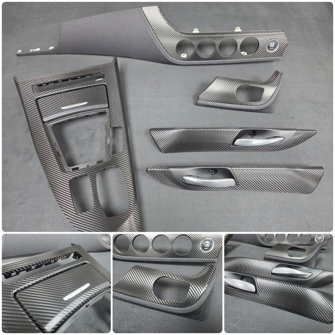 BMW Z4 E89 INTERIOR TRIM SET - TEXTURED PREMIUM BLACK CARBON