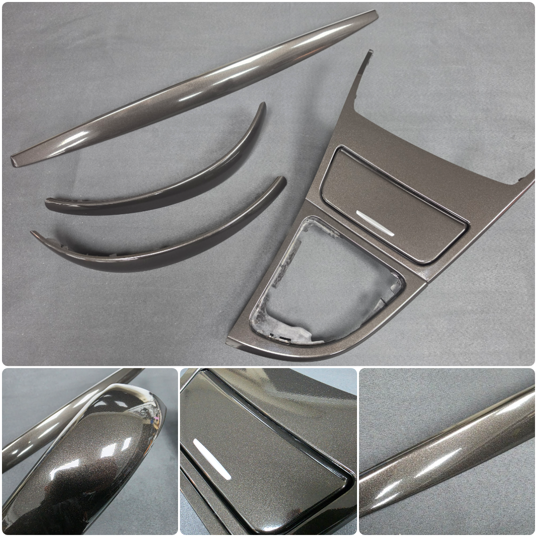 BMW E81 E82 INTERIOR TRIM SET - BLACK METALLIC