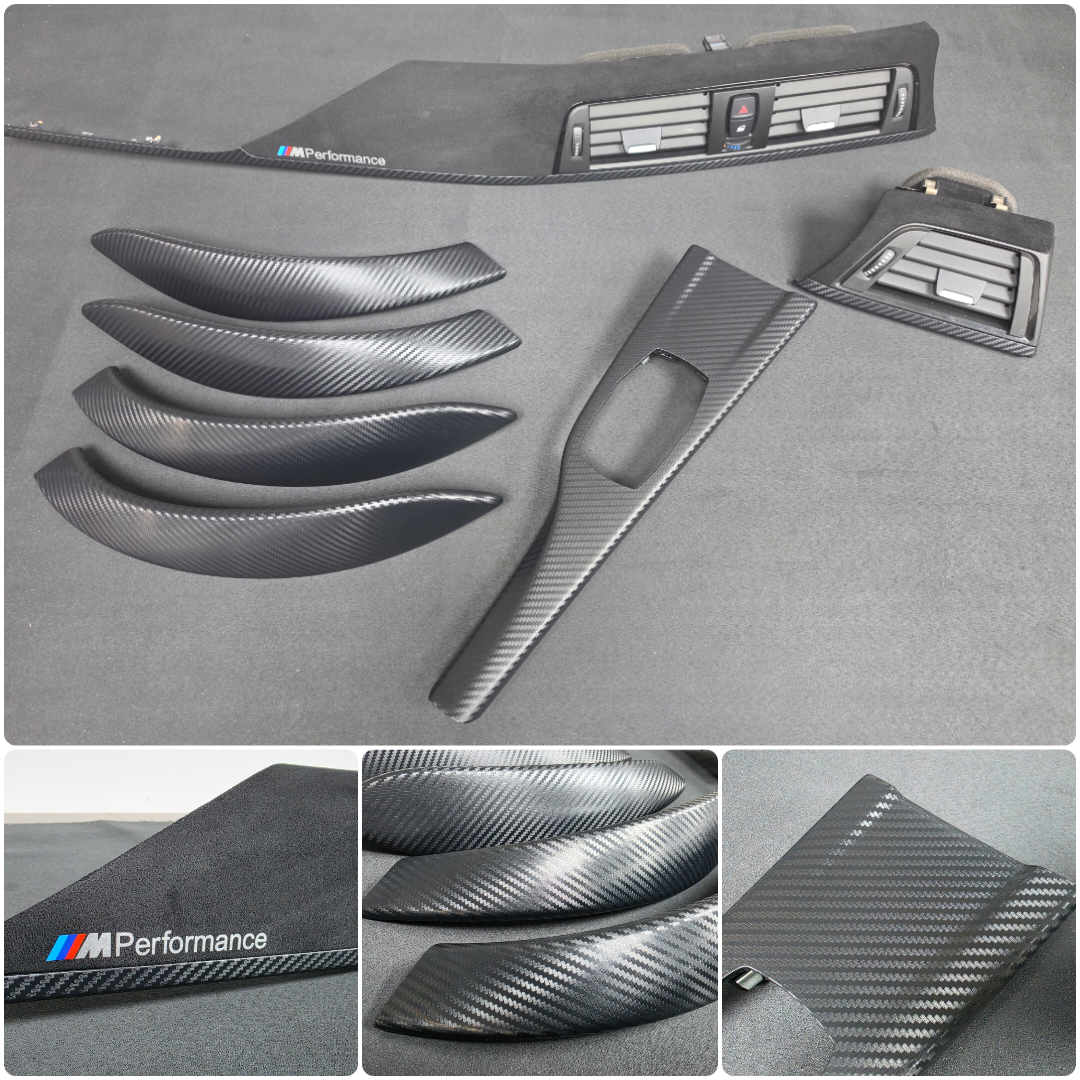 BMW F30 F31 F36 F80 INTERIOR TRIM SET - PERFORMANCE STYLE / 3D CARBON