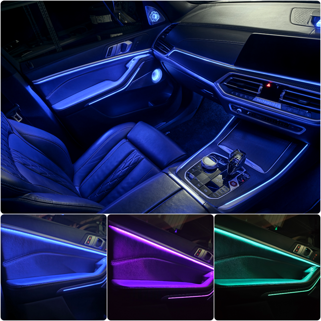 BMW X5 G05 DOOR PANEL AMBIENT LIGHTING STRIP UPGRADE (INC.FITTING)