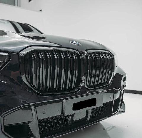 BMW G05 X5 GLOSS BLACK FRONT GRILLE - TWIN SLAT