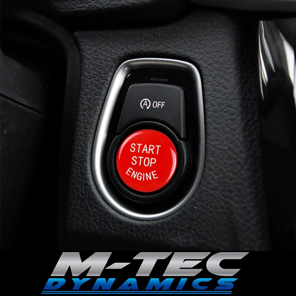 BMW F-SERIES RED ENGINE START BUTTON - 1/2/3/4/5/6 SERIES - F2X F3X F8X M3 M4 M5 M6 F30 F32 F80 F82