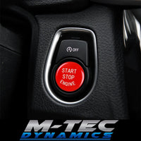 BMW F-SERIES RED ENGINE START BUTTON - 1/2/3/4/5/6 SERIES - F2X F3X F8X M3 M4 M5 M6 F30 F32 F80 F82