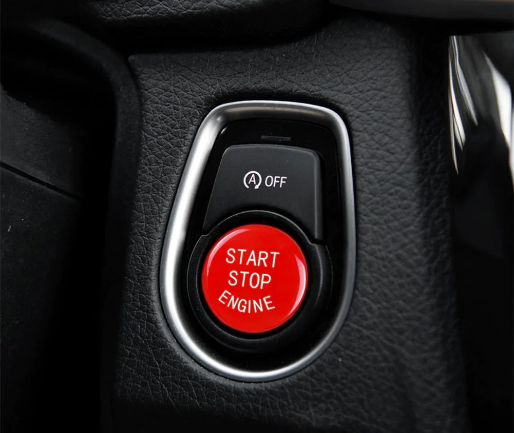 BMW F-SERIES RED ENGINE START BUTTON - 1/2/3/4/5/6 SERIES - F2X F3X F8X M3 M4 M5 M6 F30 F32 F80 F82