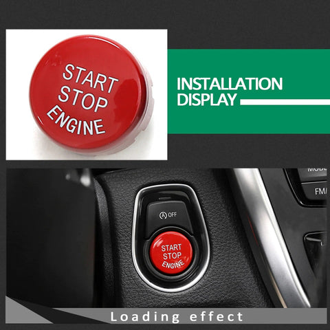 BMW F-SERIES RED ENGINE START BUTTON - 1/2/3/4/5/6 SERIES - F2X F3X F8X M3 M4 M5 M6