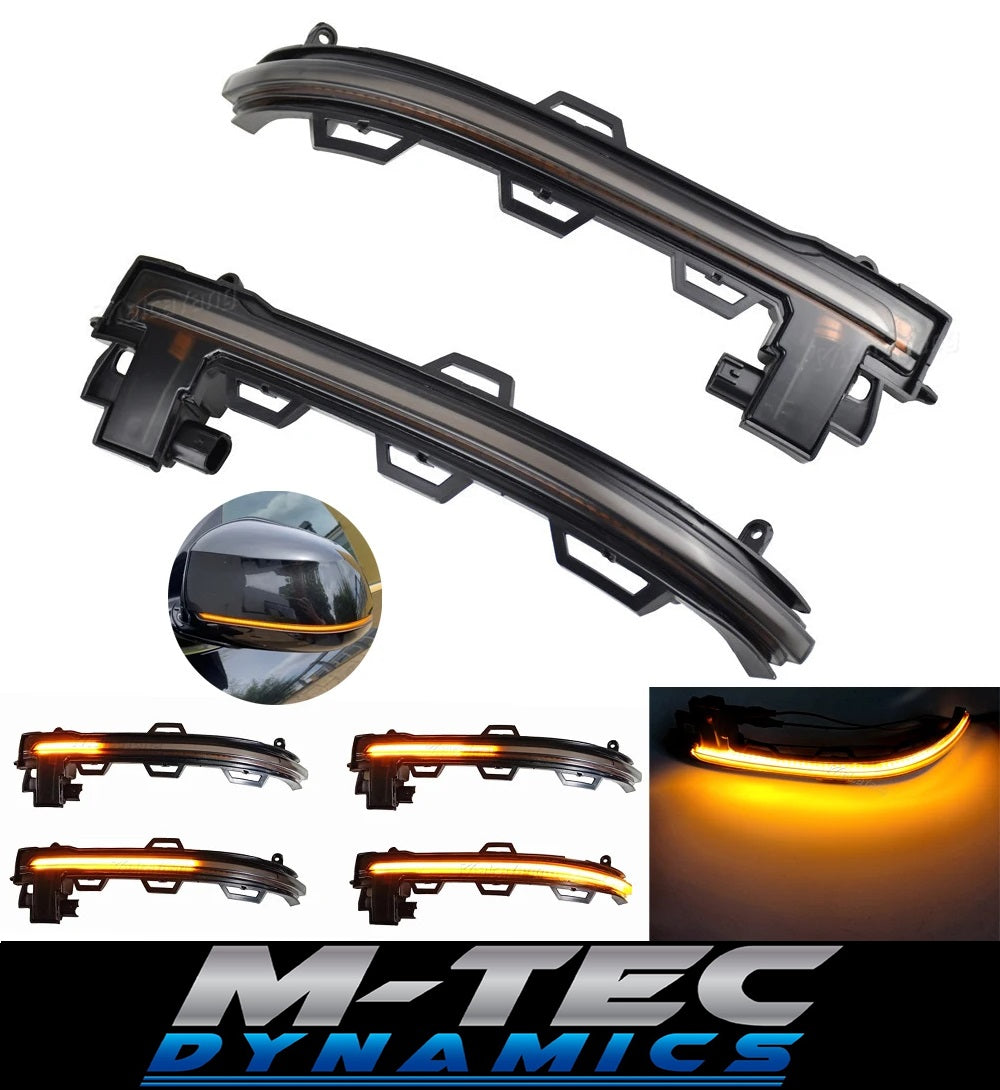 BMW DYNAMIC SEQUENTIAL LED MIRROR INDICATORS - SMOKED LENS -  G01 X3 / G02 X2 / G05 X5 / G06 X6