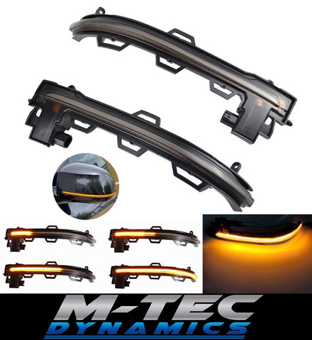 BMW DYNAMIC SEQUENTIAL LED MIRROR INDICATORS - SMOKED LENS -  G01 X3 / G02 X2 / G05 X5 / G06 X6