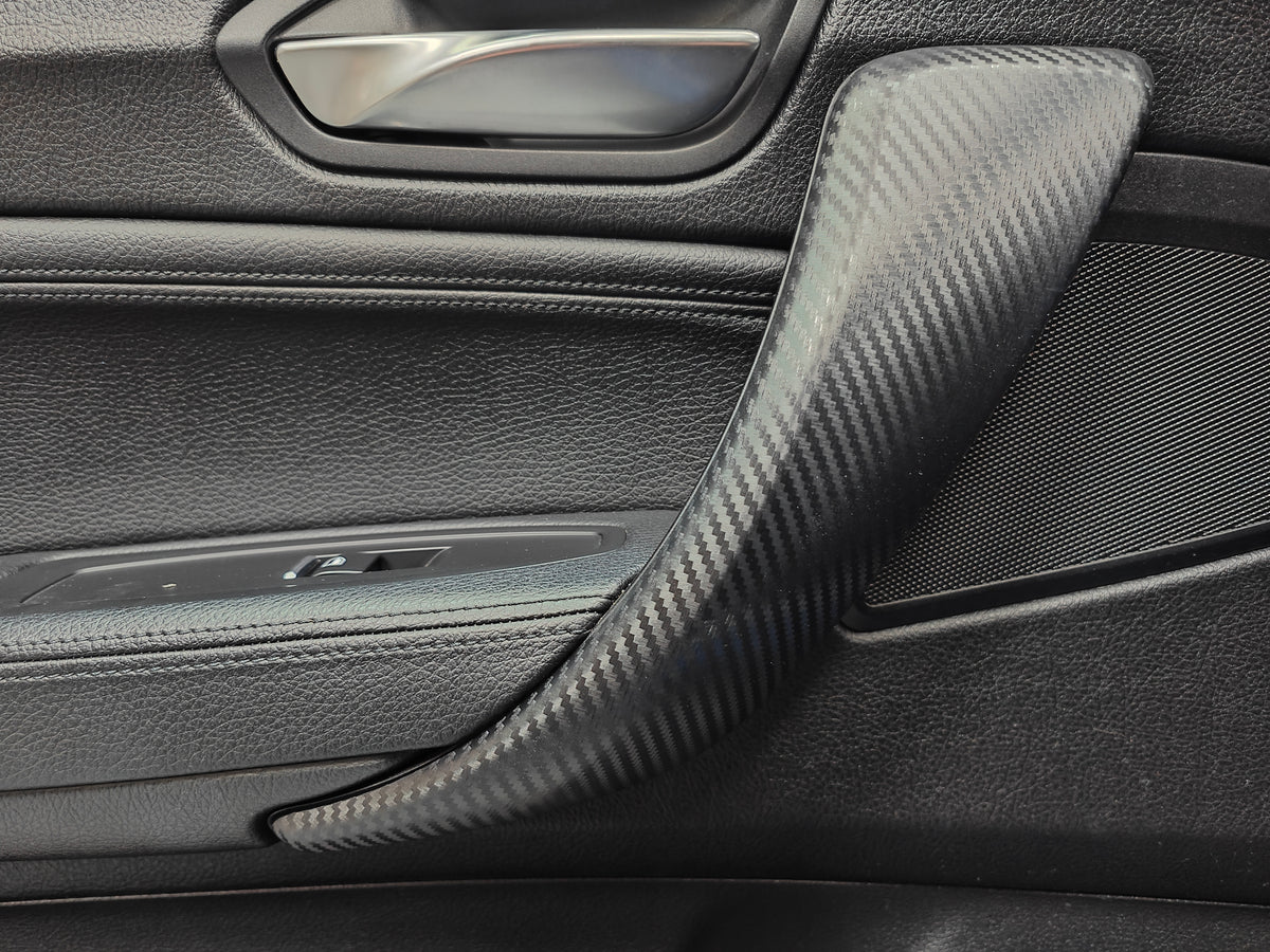 BMW F21 F22 LCI-2 INTERIOR TRIM SET - 3D CARBON / BLUE ACCENT