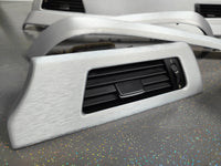BMW E90 E91  INTERIOR TRIM SET - SILVER BRUSHED ALUMINIUM - CCC I-DRIVE