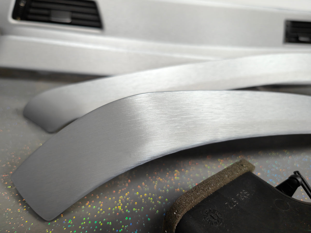 BMW E90 E91  INTERIOR TRIM SET - SILVER BRUSHED ALUMINIUM - CCC I-DRIVE