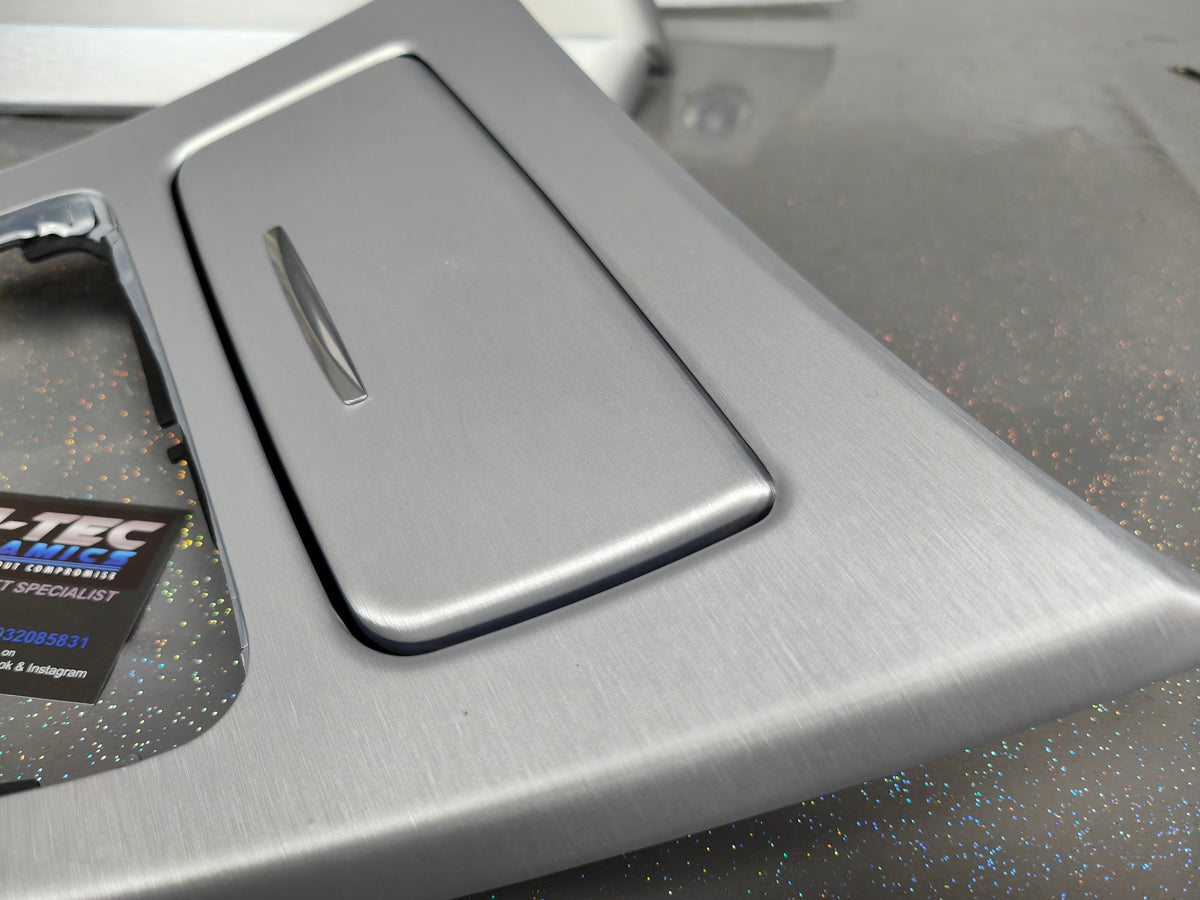 BMW E90 E91  INTERIOR TRIM SET - SILVER BRUSHED ALUMINIUM - CCC I-DRIVE