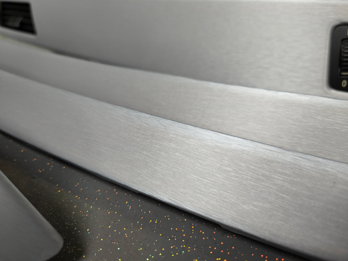 BMW E90 E91  INTERIOR TRIM SET - SILVER BRUSHED ALUMINIUM - CCC I-DRIVE