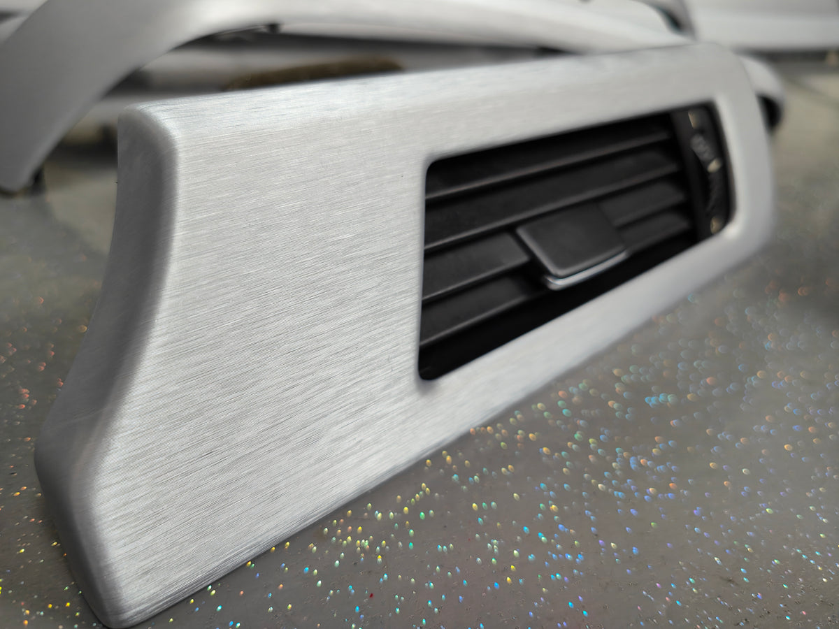 BMW E90 E91  INTERIOR TRIM SET - SILVER BRUSHED ALUMINIUM - CCC I-DRIVE