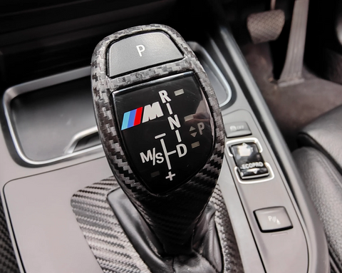 BMW GEAR INSERT BADGE STICKER SHIFTER ///M LOGO F20 F22 F10 F30 F32 F35 X5