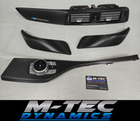 BMW F21 F22 LCI-2 INTERIOR TRIM SET - TEXTURED CARBON / GLOSS BLACK ACCENT