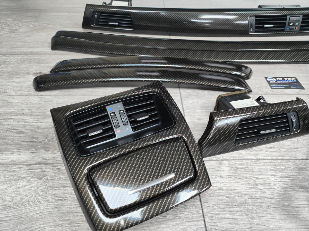 BMW E93 CONVERTIBLE INTERIOR TRIM SET - HIGH GLOSS CARBON