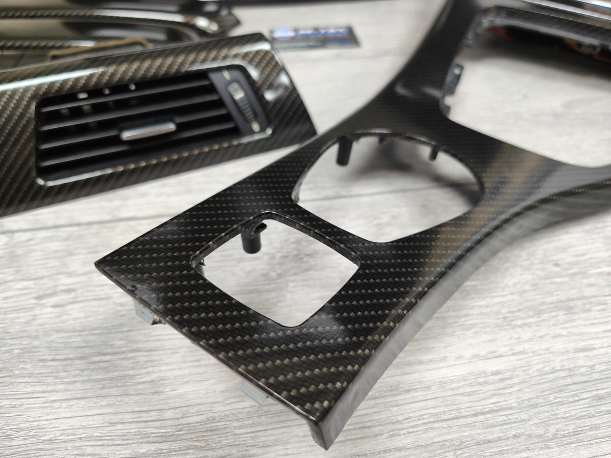 BMW E93 CONVERTIBLE INTERIOR TRIM SET - HIGH GLOSS CARBON