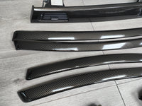 BMW E93 CONVERTIBLE INTERIOR TRIM SET - HIGH GLOSS CARBON