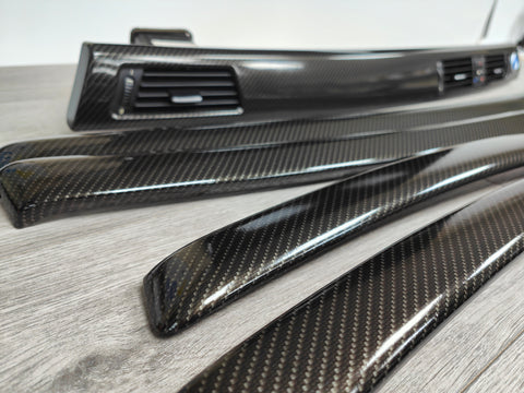 BMW E93 CONVERTIBLE INTERIOR TRIM SET - HIGH GLOSS CARBON (MTD-HG)