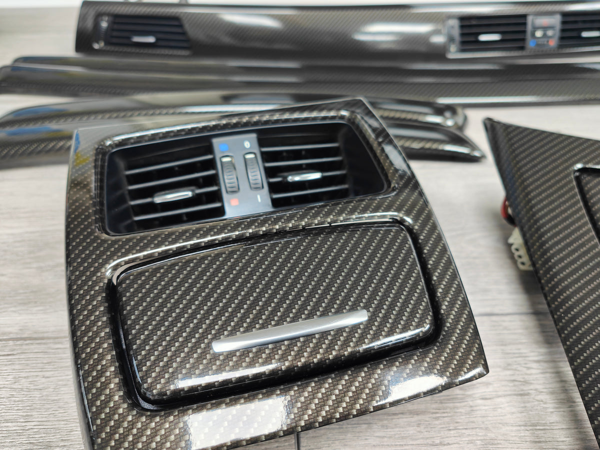 BMW E93 CONVERTIBLE INTERIOR TRIM SET - HIGH GLOSS CARBON
