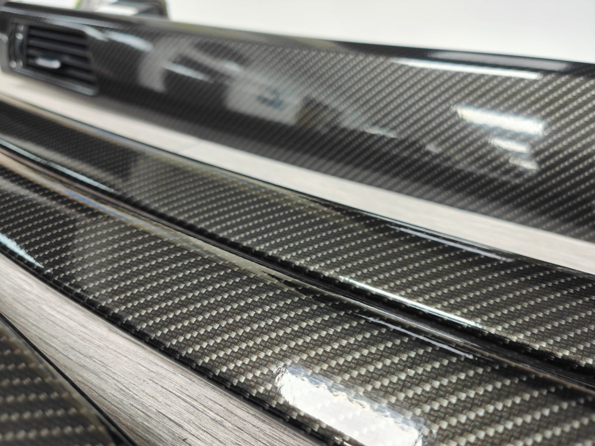 BMW E93 CONVERTIBLE INTERIOR TRIM SET - HIGH GLOSS CARBON